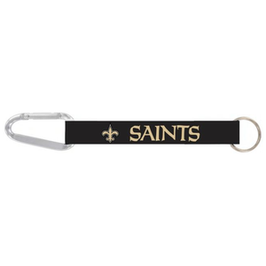 NFL New Orleans Saints Carabiner Keychain - MOQ 300