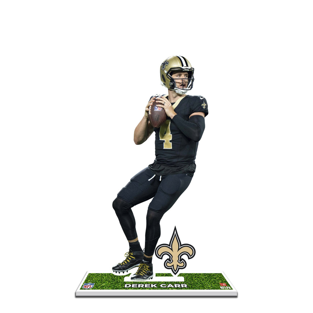 NFL New Orleans Saints Derek Carr Player Standee - MOQ 12