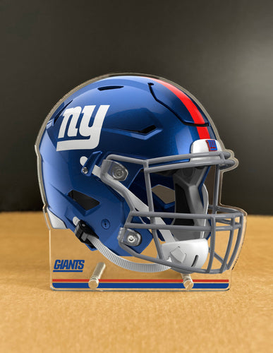 NFL New York Giants Acrylic Speed Helmet Standee - MOQ 6