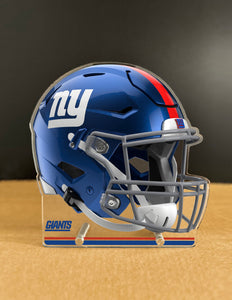 NFL New York Giants Acrylic Speed Helmet Standee - MOQ 6