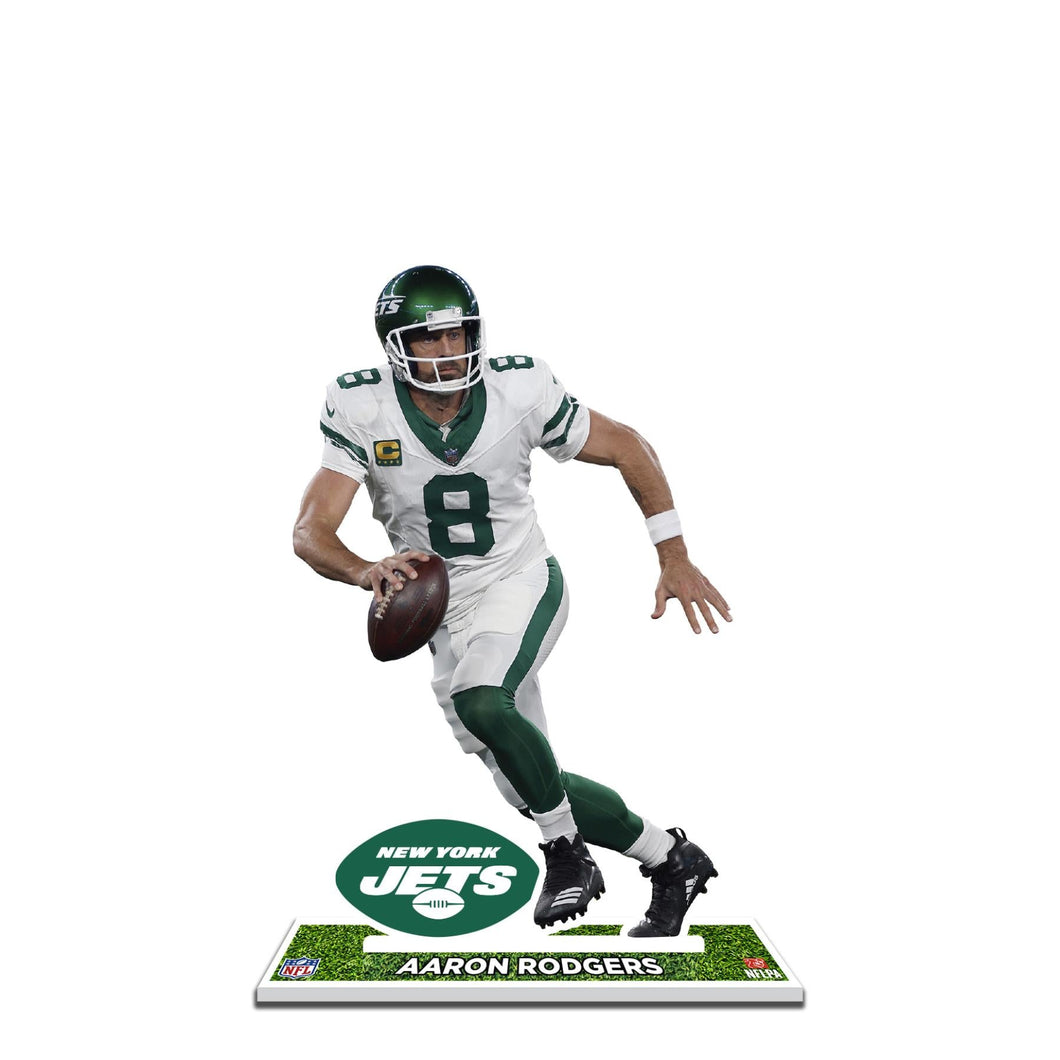 NFL New York Jets Aaron Rodgers Player Standee - MOQ 12