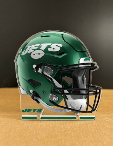 NFL New York Jets Acrylic Speed Helmet Standee - MOQ 6