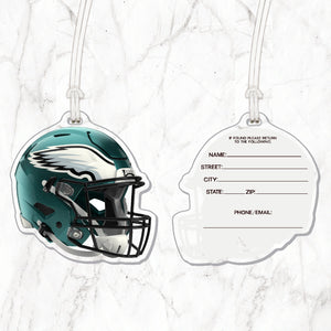 NFL Philadelphia Eagles Acrylic Helmet Luggage Tag - MOQ 12