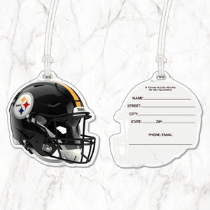 NFL Pittsburgh Steelers Acrylic Helmet Luggage Tag - MOQ 12
