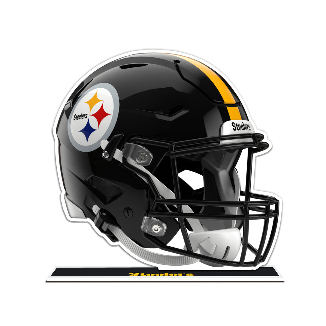 NFL Pittsburgh Steelers Styrene Speed Helmet Standee - MOQ 12