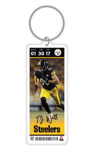 NFL Pittsburgh Steelers TJ Watt Acrylic Player Keychain - MOQ 24