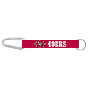 NFL San Francisco 49ers Carabiner Keychain - MOQ 300
