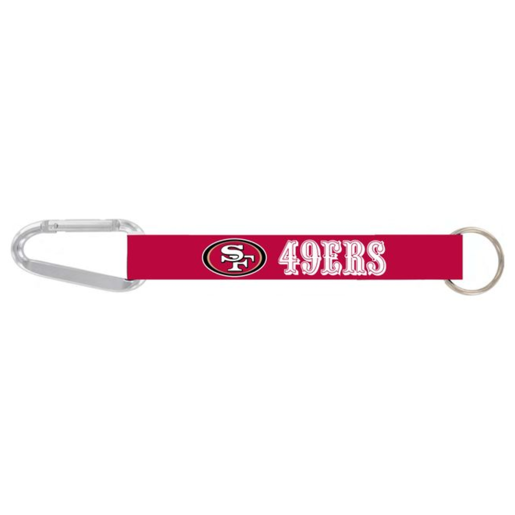 NFL San Francisco 49ers Carabiner Keychain - MOQ 300