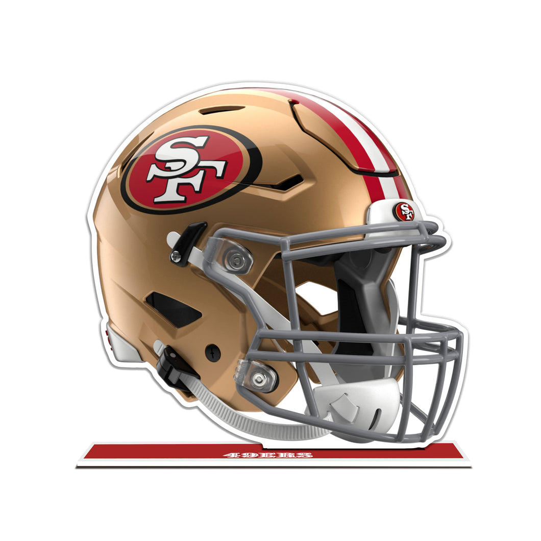 NFL San Francisco 49ers Styrene Speed Helmet Standee - MOQ 12