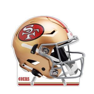 NFL San Francisco 49ers Throwback Acrylic Helmet Standee - MOQ 6