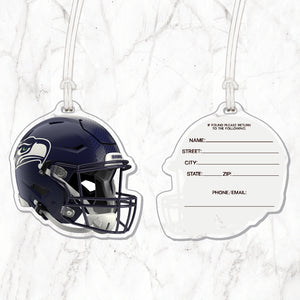 NFL Seattle Seahawks Acrylic Helmet Luggage Tag - MOQ 12