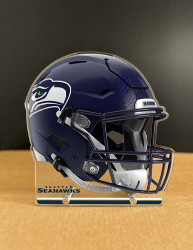 NFL Seattle Seahawks Acrylic Speed Helmet Standee - MOQ 6