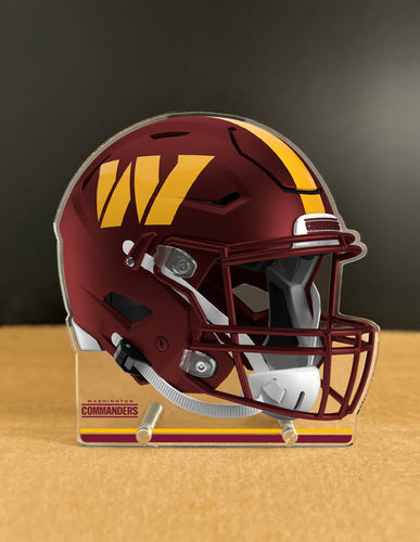 NFL Washington Commanders Acrylic Speed Helmet Standee - MOQ 6